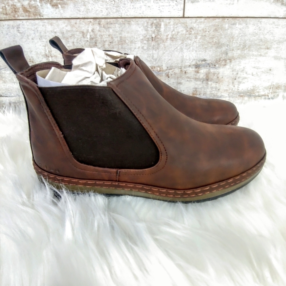 Solo Men's Pull-on Elastic Casual Comfort Boots